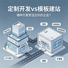 咸宁建站-定制开发vs模板建站：哪种方案更适合你的企业？