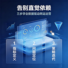 嘉鱼建站-告别直觉依赖：三步学会数据驱动网站运营