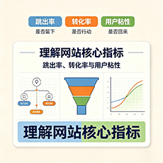 通山建站-理解网站核心指标：跳出率、转化率与用户粘性