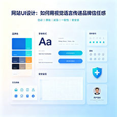 嘉鱼建站-网站UI设计：如何用视觉语言传递品牌信任感