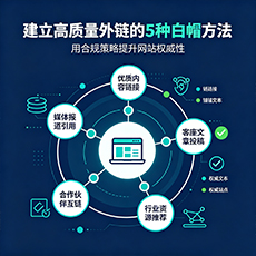 咸宁建站-建立高质量外链的5种白帽方法